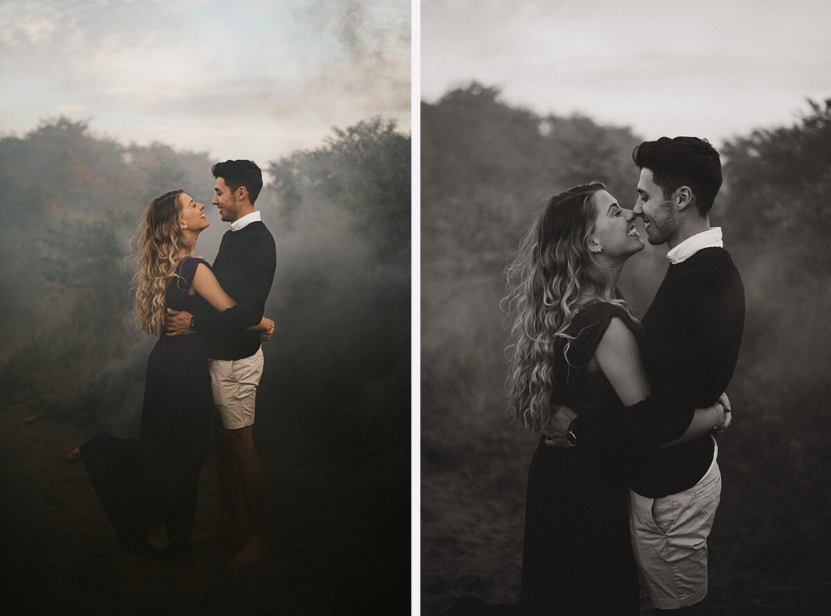 Beach couples session Lincs wedding uk photography