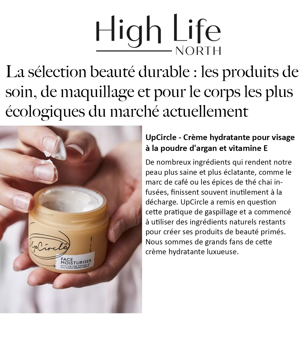 Crème hydratante pour visage à la poudre d'argan et vitamine E – Image 6