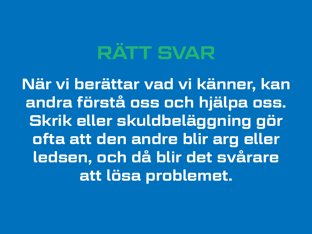 Fråga konflikt 6 Svar