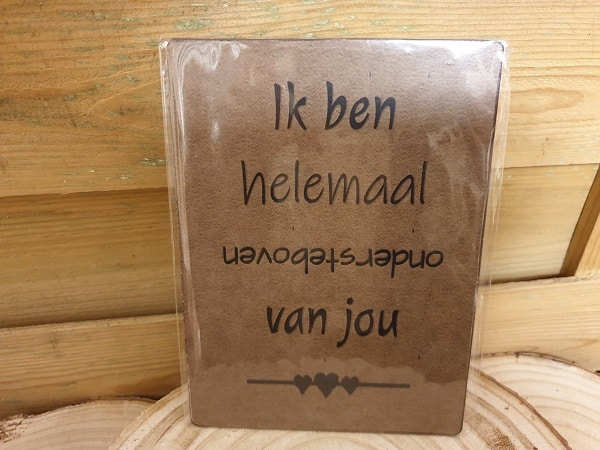 Ik ben helemaal ondersteboven van jou | hetengelenhuisje.com