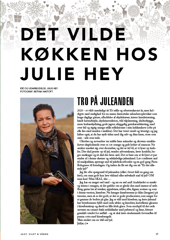 INTERVIEW Julie Hey