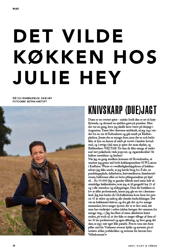 INTERVIEW Julie Hey