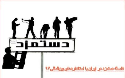 فاصله دستمزد در ايران با استانداردهای بين‌المللی ۹۴