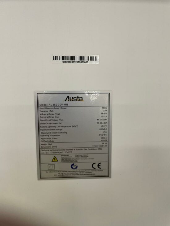 Hybridpaket GROWATT/AUSTA 9,84kW, komplett, exklusive batterier