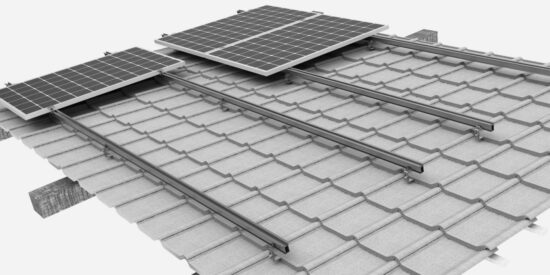 ISOTEC Roof Hook för montering av solcellspaneler på tegeltak