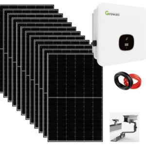 Smart 11 kW solcellspaket Growatt/Austa