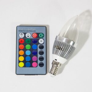 Marknadens bästa RGB Lampa 3W ändrar färg 6pack