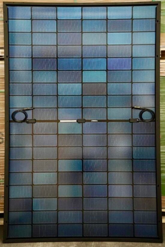 High efficiency solar panels AUSTA AU 430 W-27V-MHDB 30 kW
