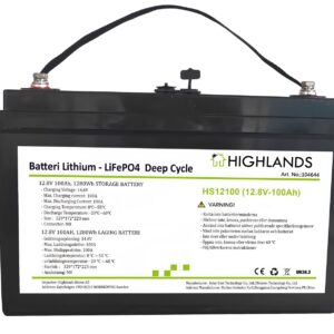 Premium Litiumbatteri 12,8V, 100 Ah