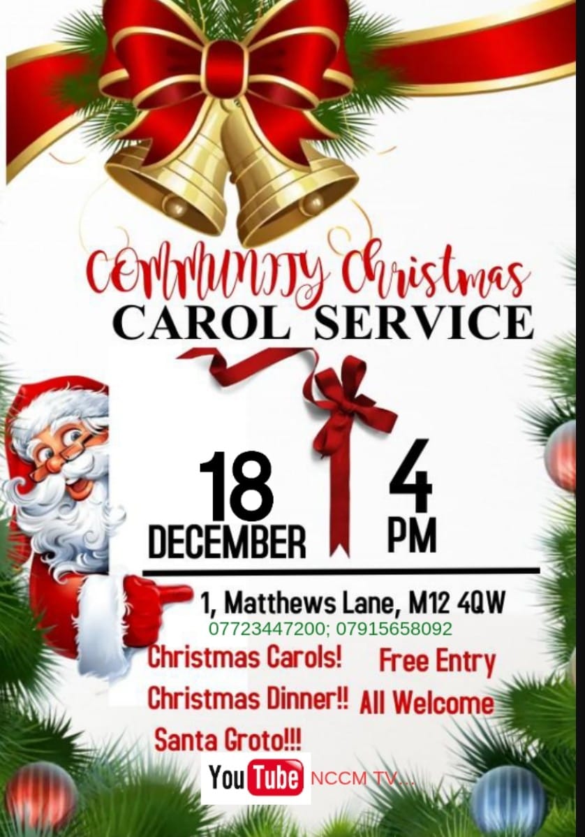 Christmas Carol Service – 18/12/22 – 4pm