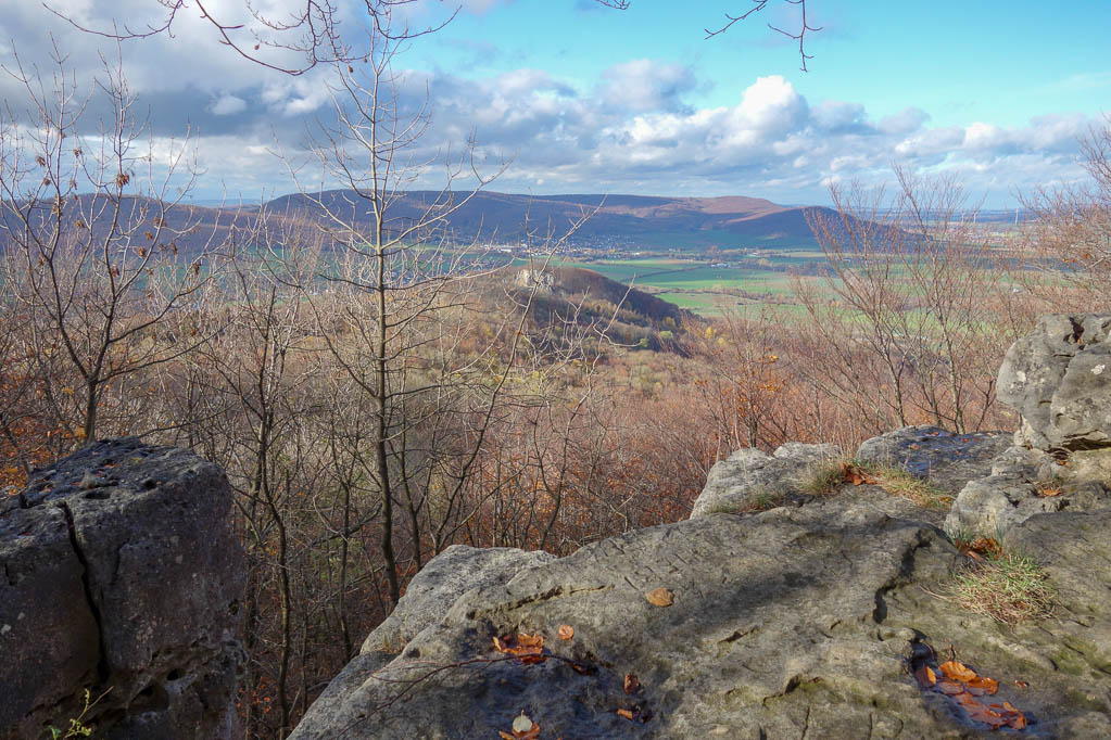 Schöner Ausblick von den Felsformationen des Kantsteins