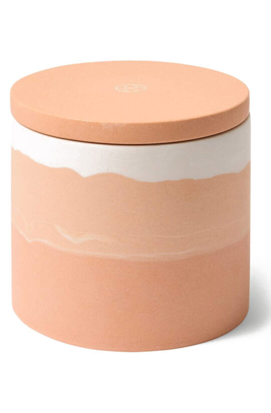 Honey round candle