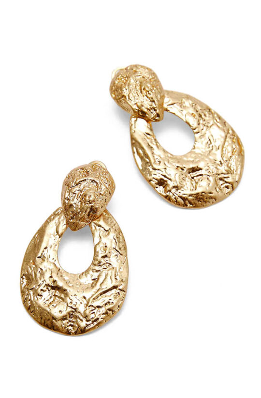 Irregular raised earrings