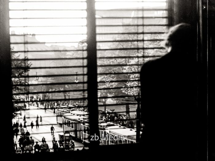 Blick aus Fenster in Berlin 1930