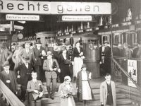 Bahnhof in Berlin 1930