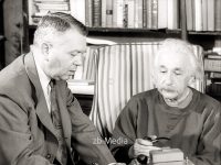 Albert Einstein and Harold Urey 1946