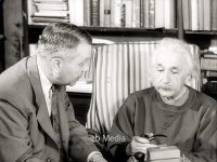 Albert Einstein and Harold Urey 1946