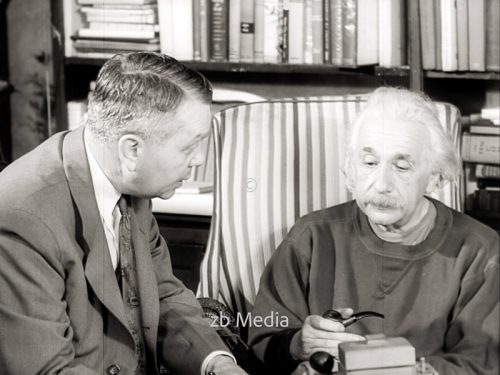 Albert Einstein and Harold Urey 1946