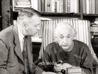 Albert Einstein and Harold Urey 1946