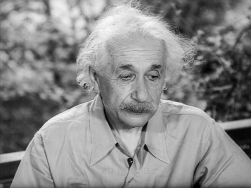 Einstein schreibt Brief