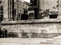 Grafiti K.Z. Dachau München Odeonsplatz 1945