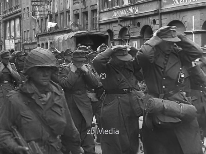 Kriegsgefangene in München Mai 1945