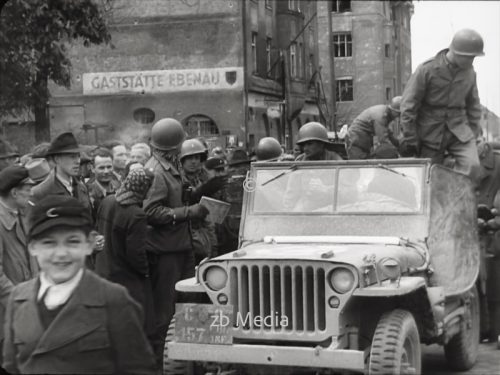 Einmarsch von US Truppen in München 30. April 1945