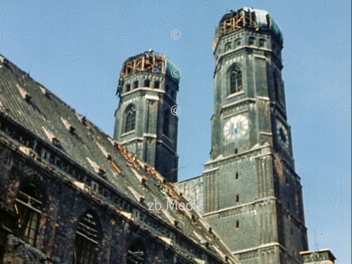 München 1945 Dom Frauenkirche