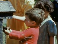 Spielende Kinder, London, Mai 1944