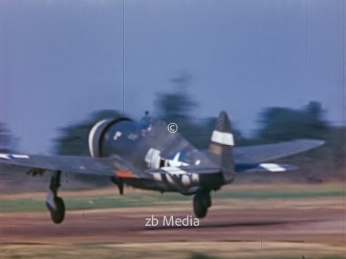 P47 Kampfflugzeug an der Invasionsfront 1944