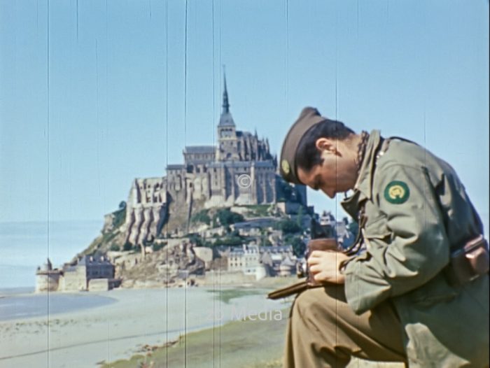 US-Kriegskorrespondent Robert Capa  Mont Saint Michel 1944