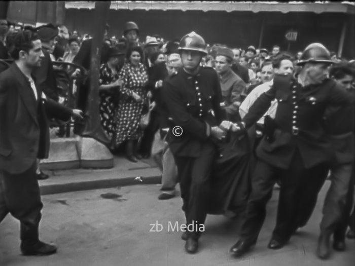 Verhaftung, Straßenkämpfe in Paris 19.8.1944