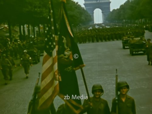 Parade in Paris August 1944