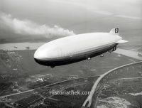 Luftschiff Hindenburg Flug über New York 1937