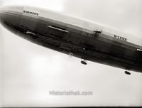 Luftschiff Hindenburg Anflug auf Lakehurst 1937