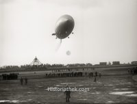 Luftschiff Hindenburg Anflug auf Lakehurst 1937