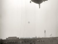 Luftschiff Hindenburg Anflug auf Lakehurst 1937