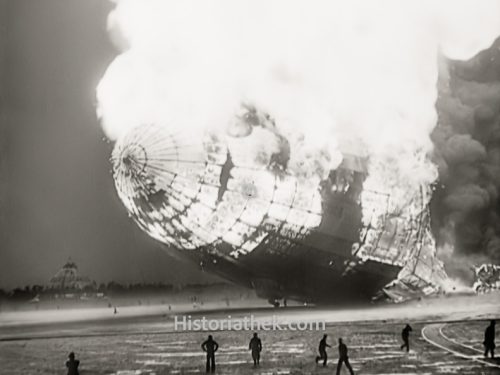 Hindenburg Katastrophe Lakehurst 1937