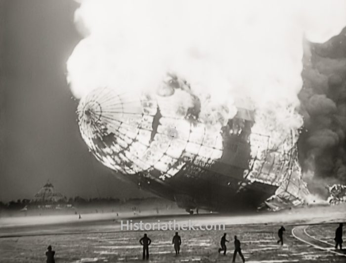 Hindenburg Katastrophe Lakehurst 1937