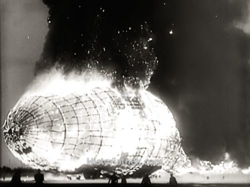 Hindenburg Katastrophe Lakehurst 1937