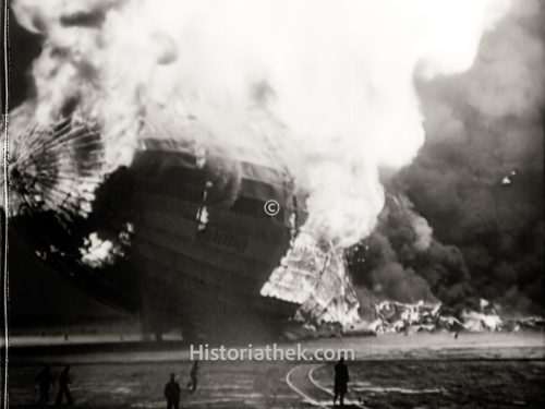 Hindenburg Katastrophe Lakehurst 1937