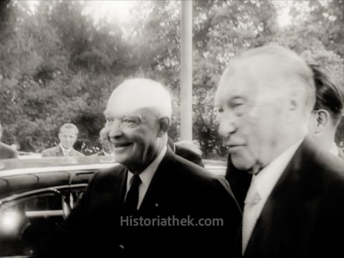 Konrad Adenauer mit Dwight D. Eisenhower