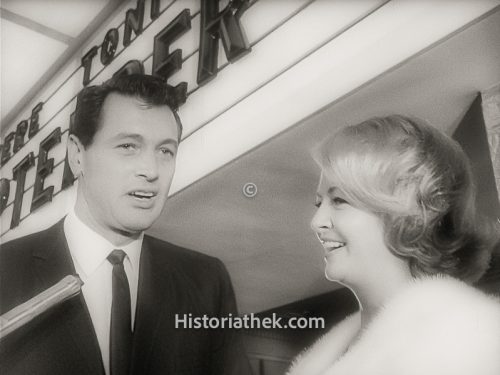 Rock Hudson, Premiere von Come September in Hollywood