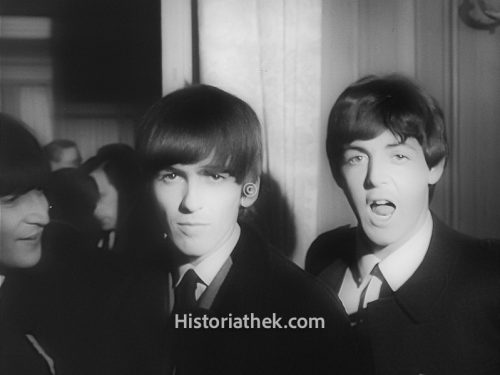 George Harrison und Paul McCartney Variety Club 1964