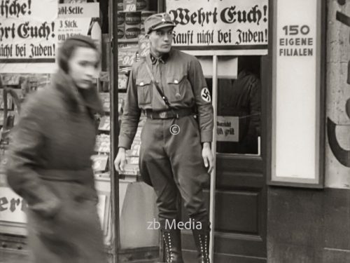 Antisemitische Boykottaktion Berlin 1933