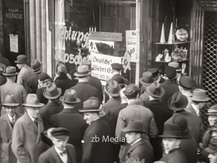 Antisemitische Boykottaktion Berlin 1933