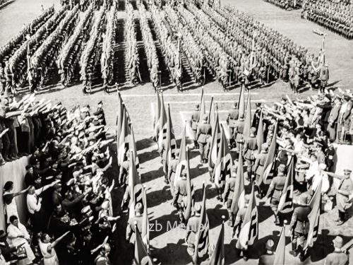 Reichsparteitag 1937 Arbeitsdienstparade