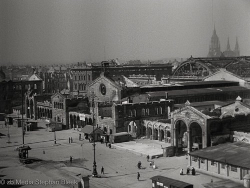 Gare centrale de Munich, mai 1945,