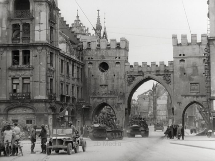 München: Einmarsch US-Armee 30.04.1945