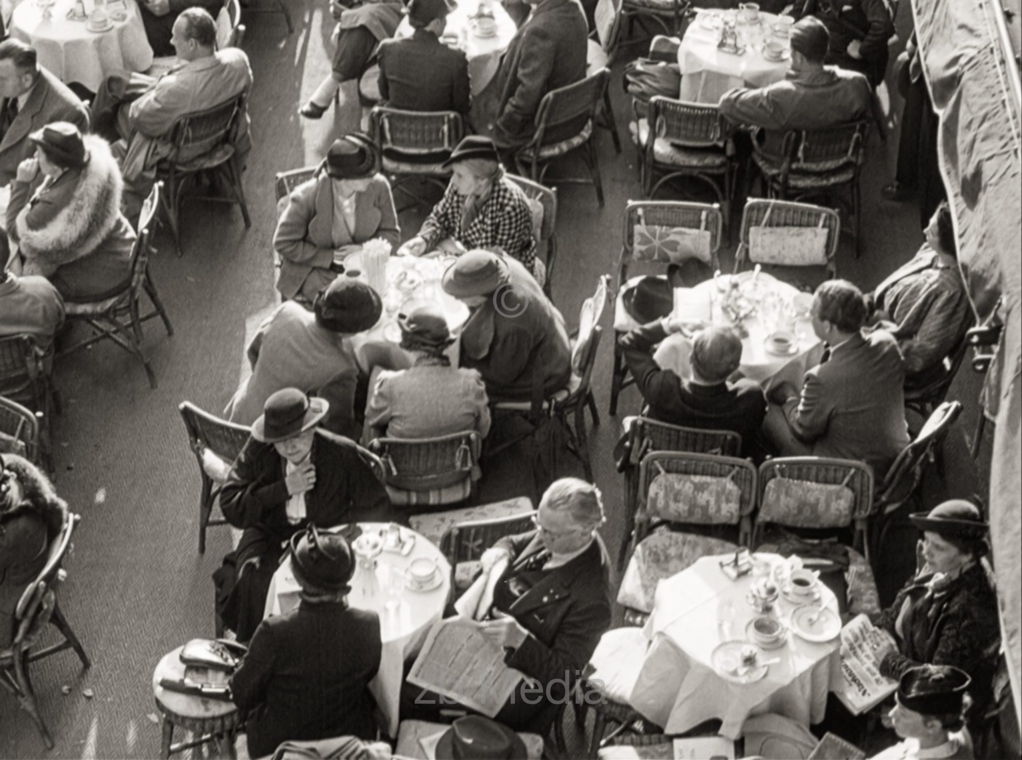 Deutschland 1937, Café Kranzler, Berlin